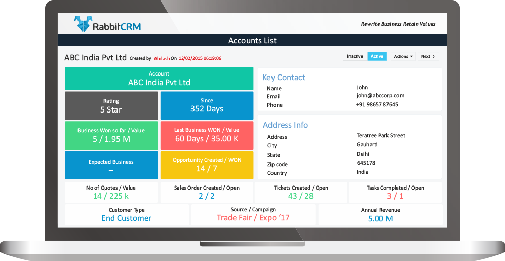 RabbitCRM_Account_and_Contact_Management_CRM